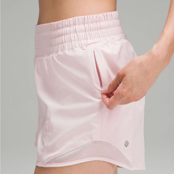 Lululemon Hotty Hot High Rise Pink Lined Shorts - 4” inseam - size 6 - Picture 4 of 5